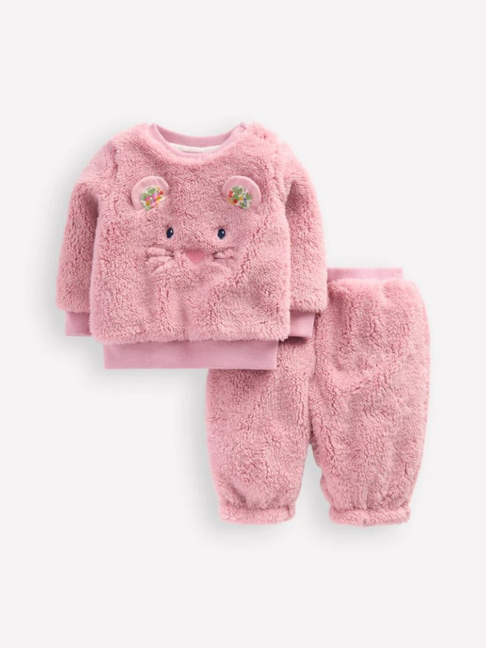 NWOT Mini Boden Novelty Borg Sweatshirt Set